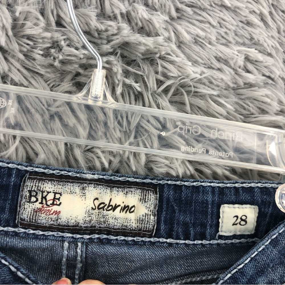 BKE Buckle Shorts Womens Size 28 Sabrina Denim Blue - Picture 5 of 11